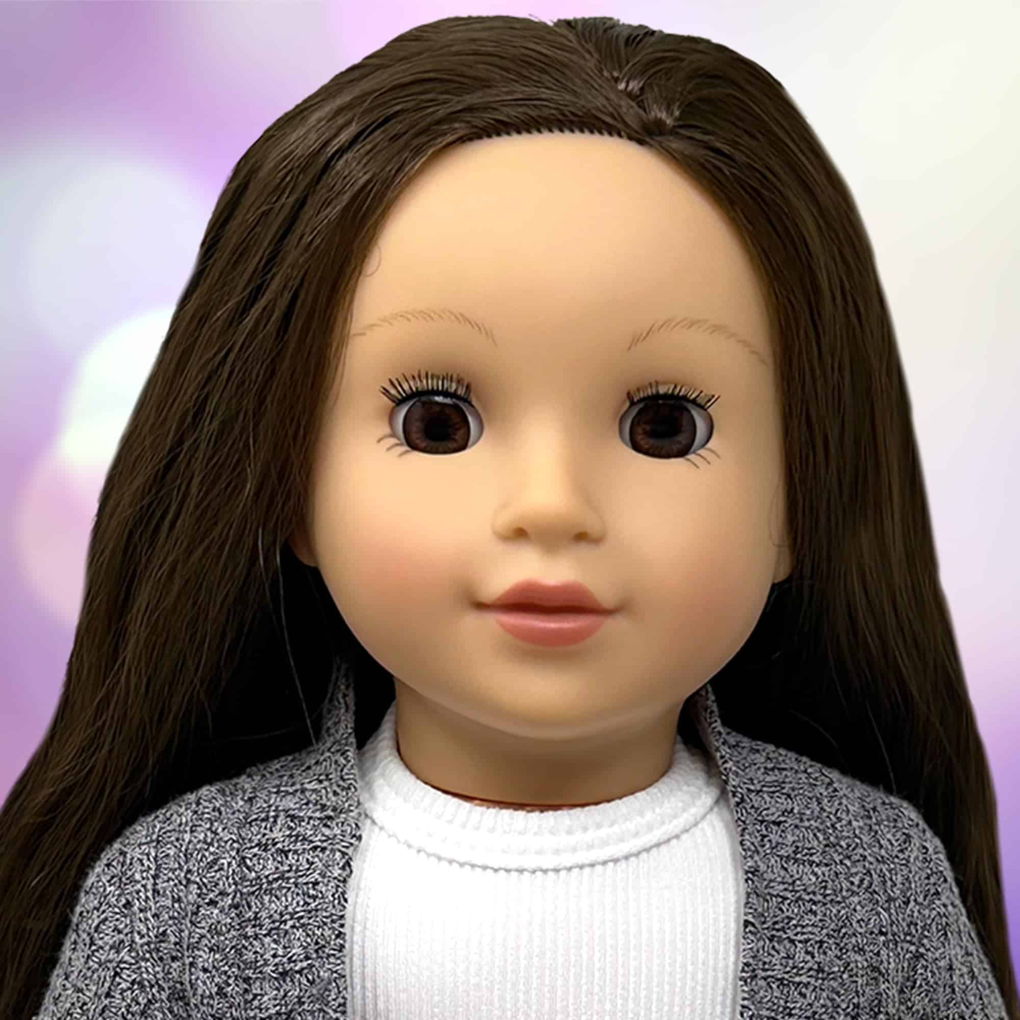 Muñeca de 18 pulgadas con cabello suave y accesorios - - Imagen 6