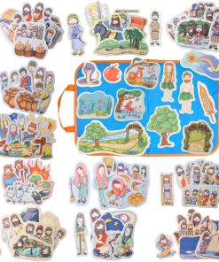 Set de 12 Feltros de Historias Bíblicas CHEFAN, Tablero de