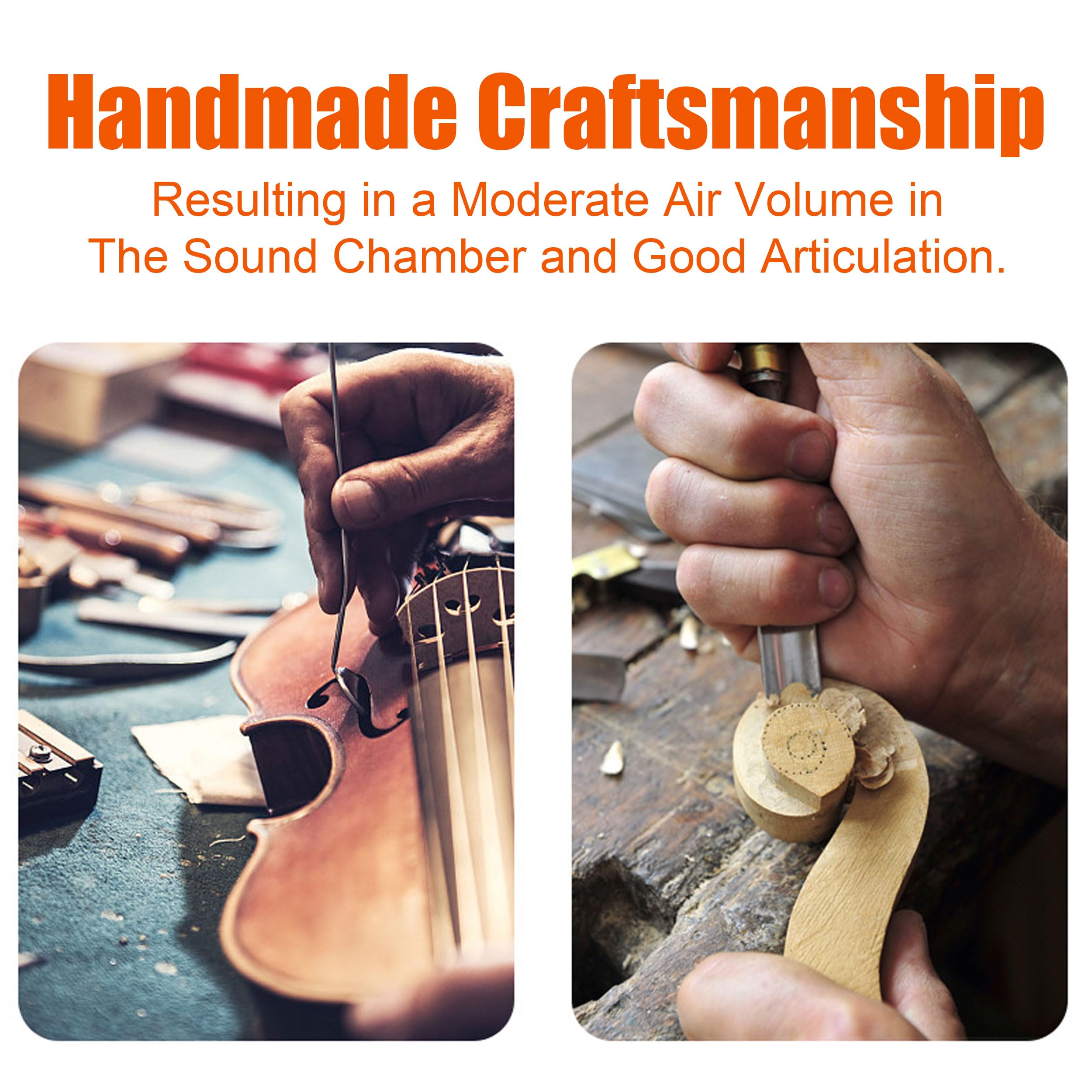 Instrumento estilo mandolina LOMUTY, mandolina acústica de - Imagen 4