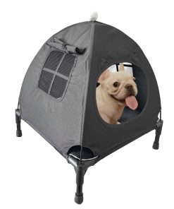 Cama Elevada Love&go con Mat y Dosel para Perro Pequeño y