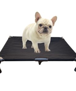 Cama elevada para perros Love&go con marco de metal, Cama