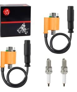 Conjunto de 2 bobinas de encendido y bujía + tapa para