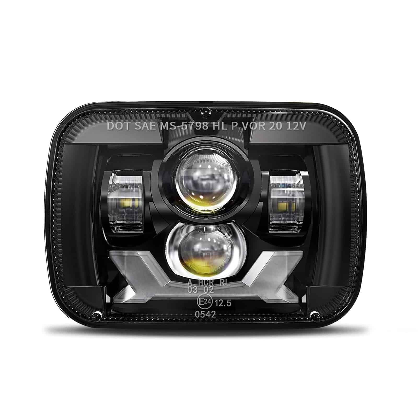 Faros LED HWSTAR H6054 5x7 7x6 compatibles con Jeep