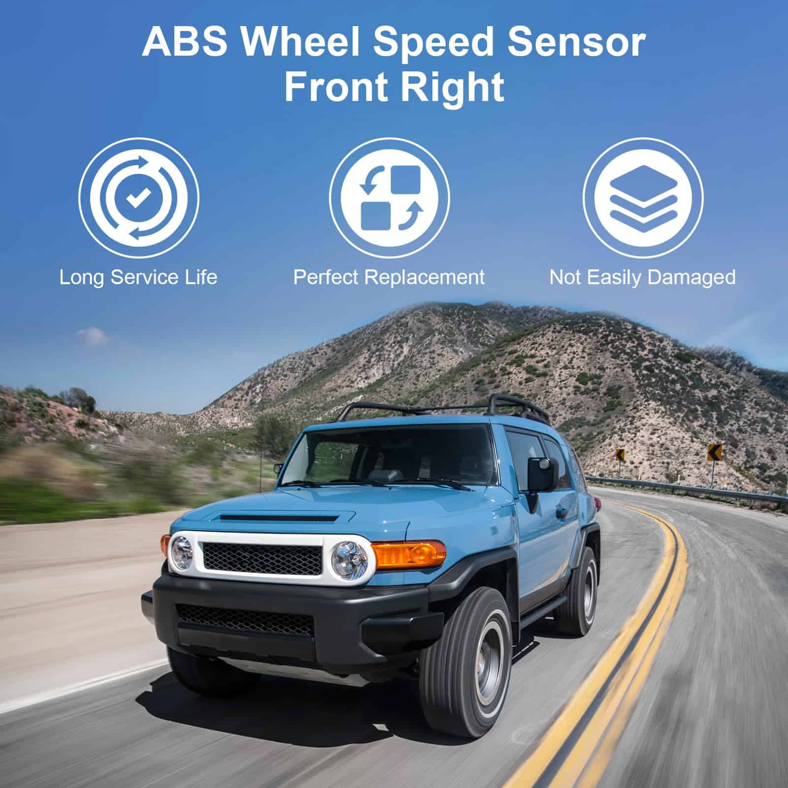 Sensor de velocidad de la rueda ABS delantero derecho - Imagen 4