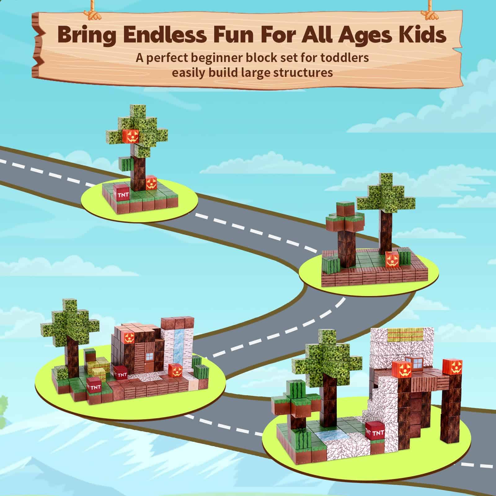 192 PCS Bloques Magnéticos, Juguetes de Construcción - Imagen 8