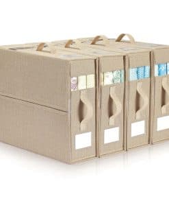 Organizador y Almacenamiento de Juego de Sábanas en Cubos,