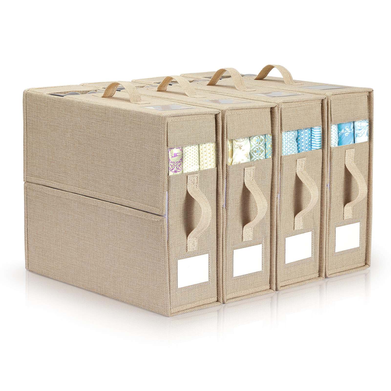 Organizador y Almacenamiento de Juego de Sábanas en Cubos,