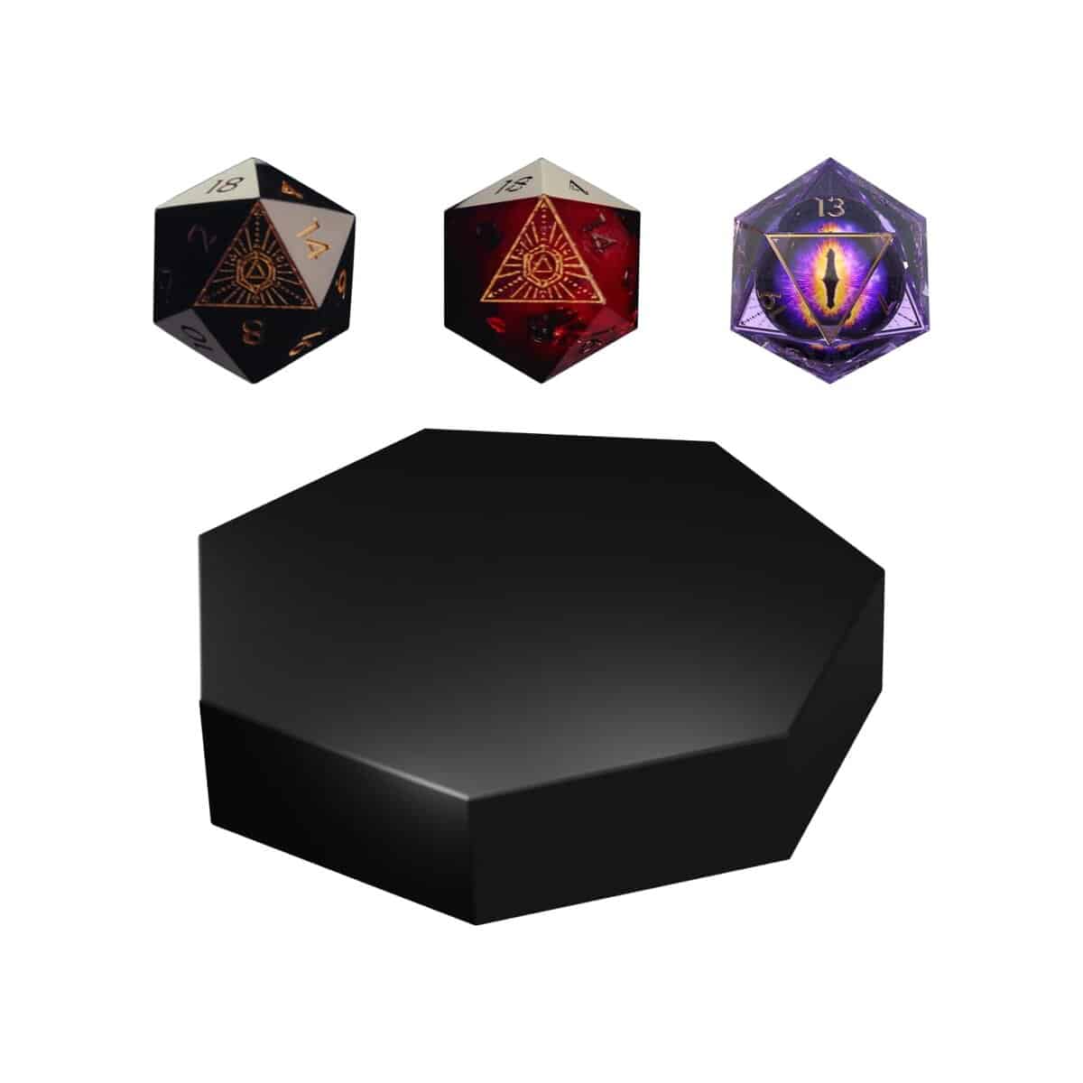 Ascendice - Dado Flotante para D&D (Todos los 3 Dados y una