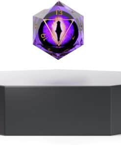 Ascendice - Dado flotante para D&D (Ojo de -gra mate)