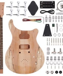 Kit de Guitarra Eléctrica ZEFF DIY con cuerpo de tilo, Kits