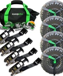 Correas de amarre de coche de trinquete Rhino USA (4PK) -