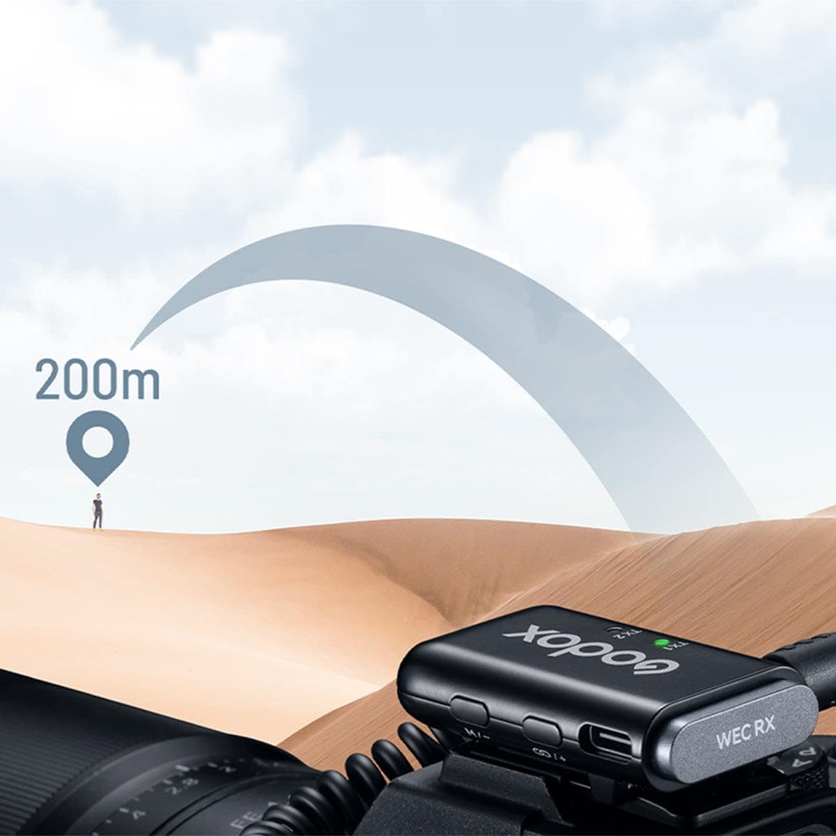 Kit de Micrófono Inalámbrico GODOX WEC 2.4GHz con - Imagen 7