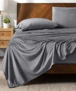 Juego de sábanas de felpa Microplush Bare Home, Juego de