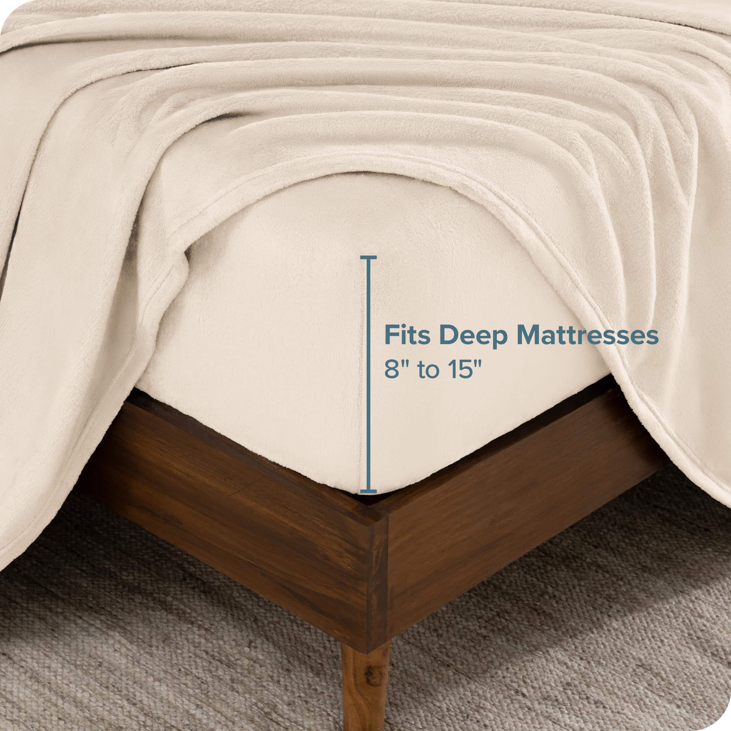 Juego de Sábanas de Microplush Fleece Bare Home, Microplush - Imagen 5