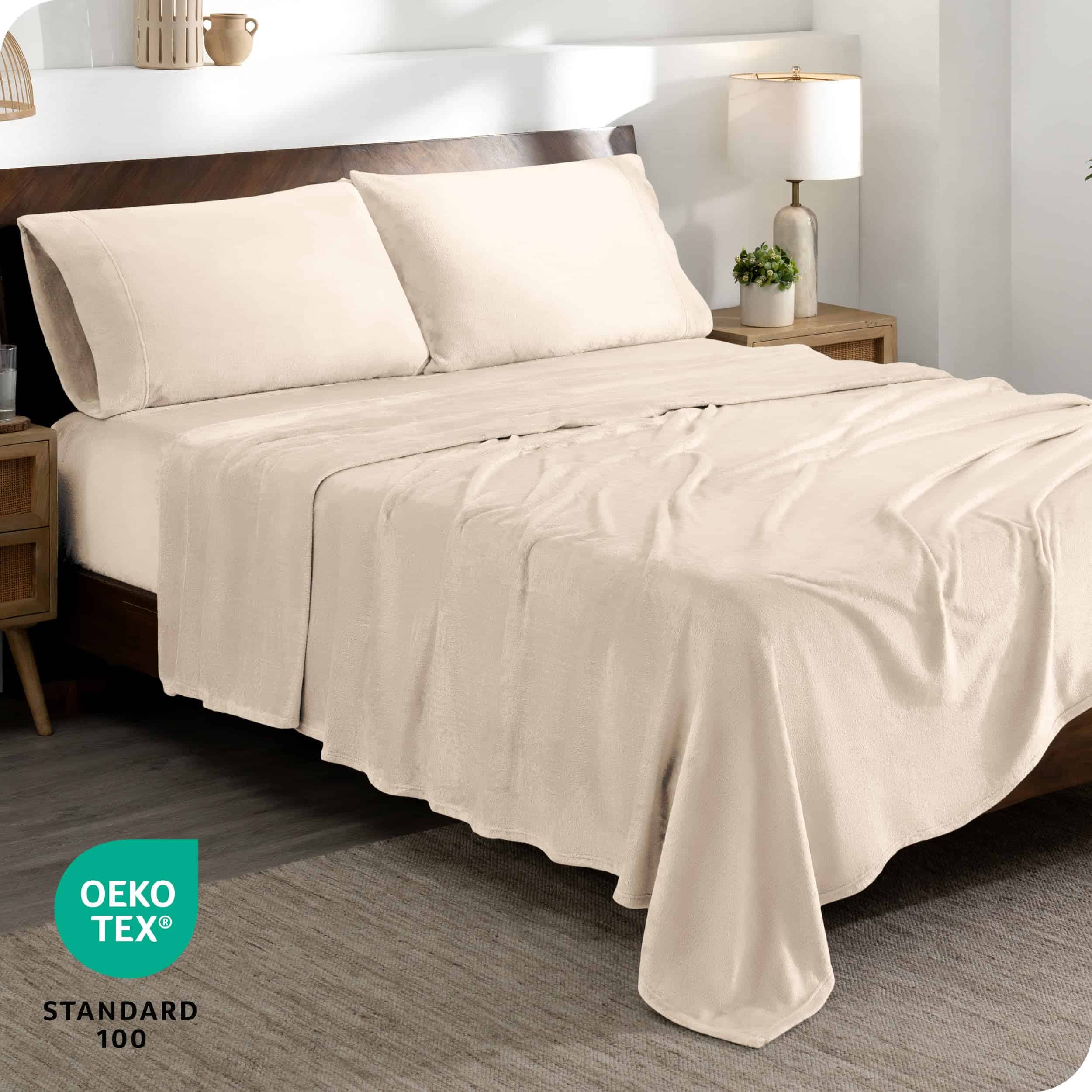 Juego de Sábanas de Microplush Fleece Bare Home, Microplush - Imagen 6