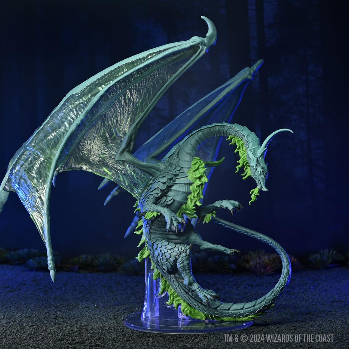 WizKids D&D Icons of The Realms: Dragón adulto de Moonstone - Imagen 8