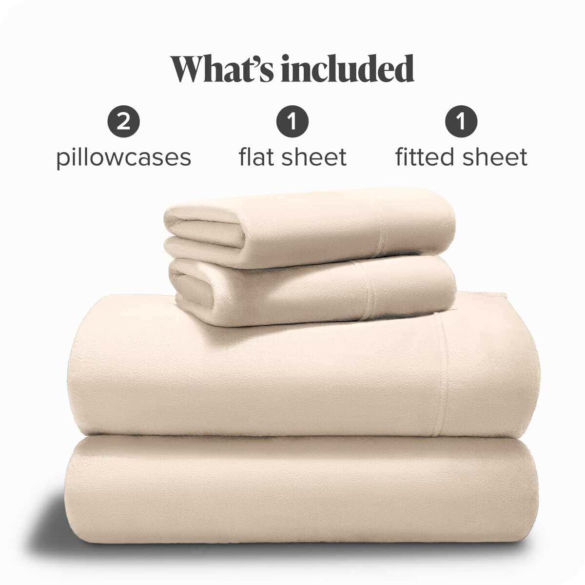 Juego de sábanas de felpa Bare Home, Deluxe Microplush, - Imagen 8