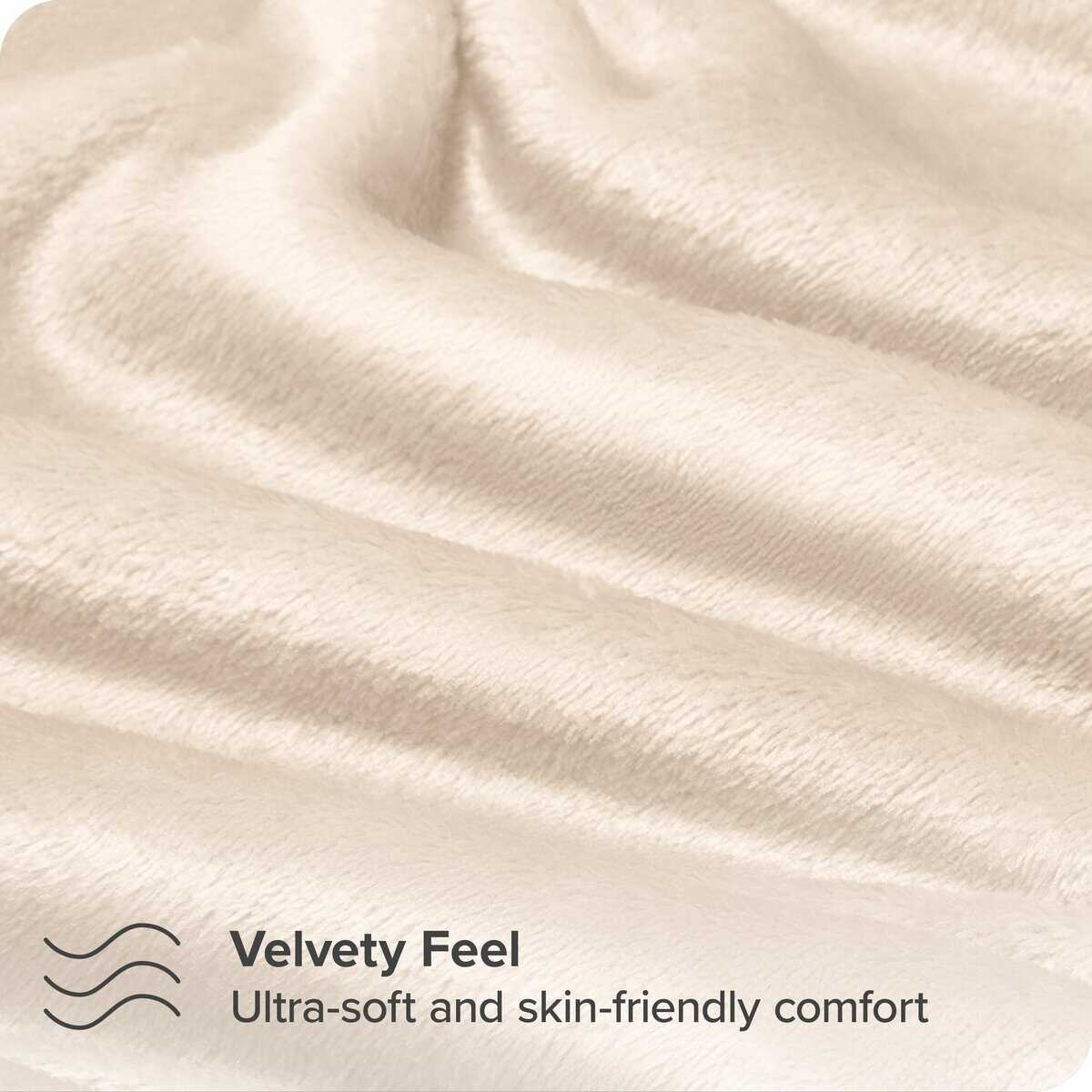 Juego de sábanas de felpa Bare Home, Deluxe Microplush, - Imagen 3