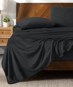 Juego de sábanas de felpa Microplush Bare Home, Microplush