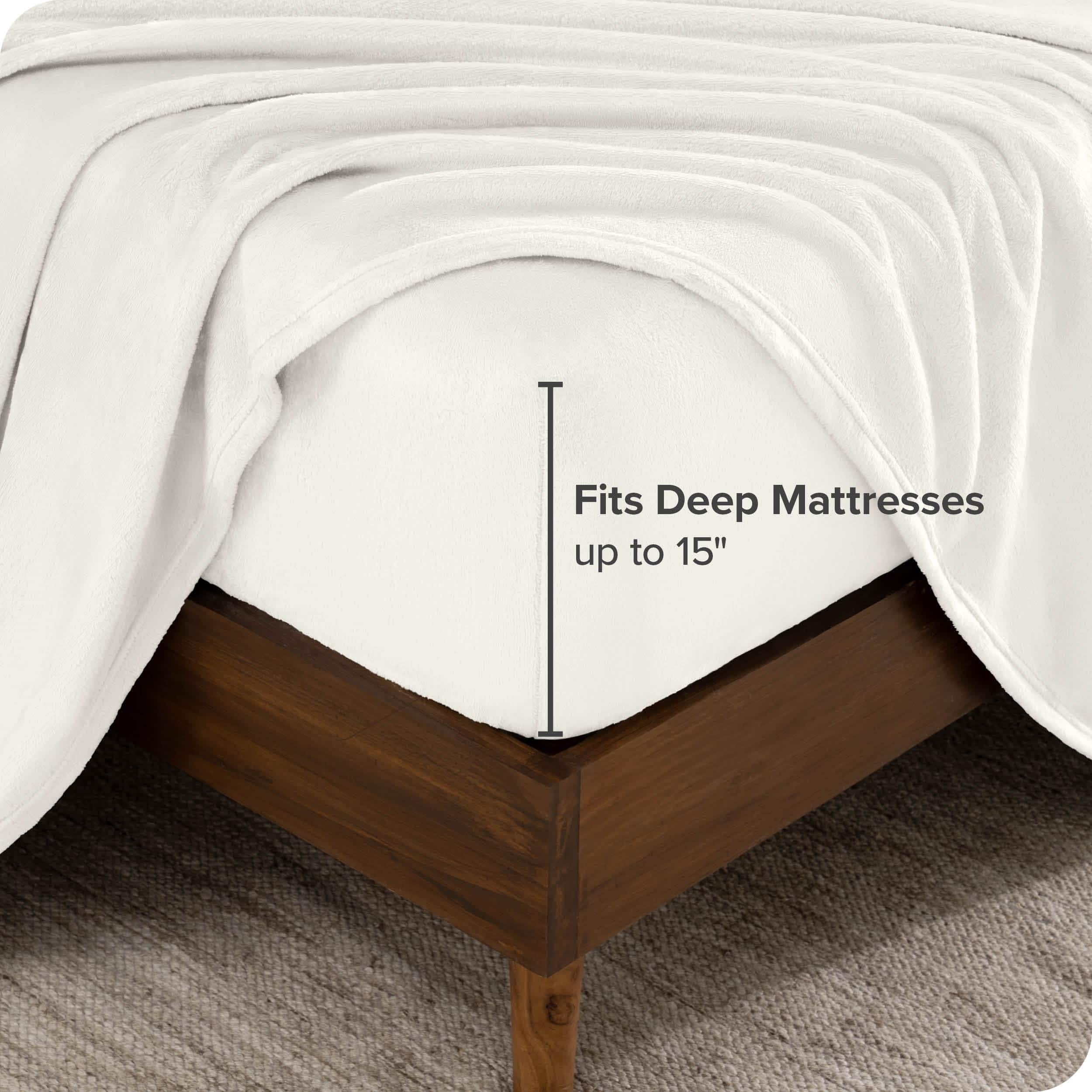 Juego de Sábanas de Microplush Fleece Bare -Crema - Imagen 5