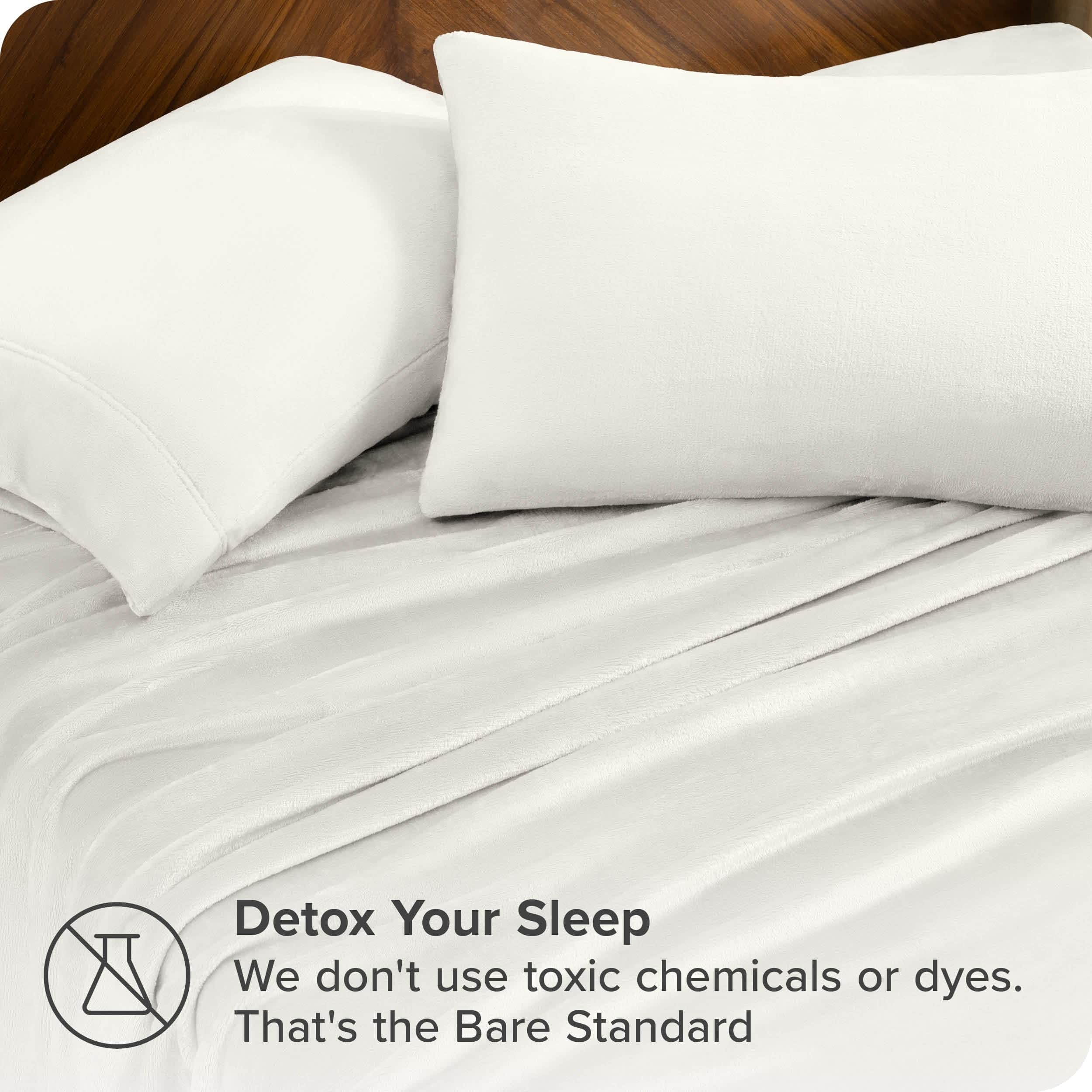 Juego de Sábanas de Microplush Fleece Bare -Crema - Imagen 4