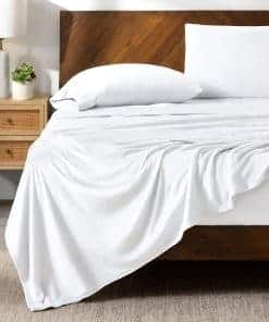 Juego de sábanas Microplush Fleece de Bare Home, Deluxe