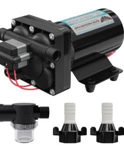 Bomba de Agua Fresca Leisure Coachworks, 12V DC Autocebante