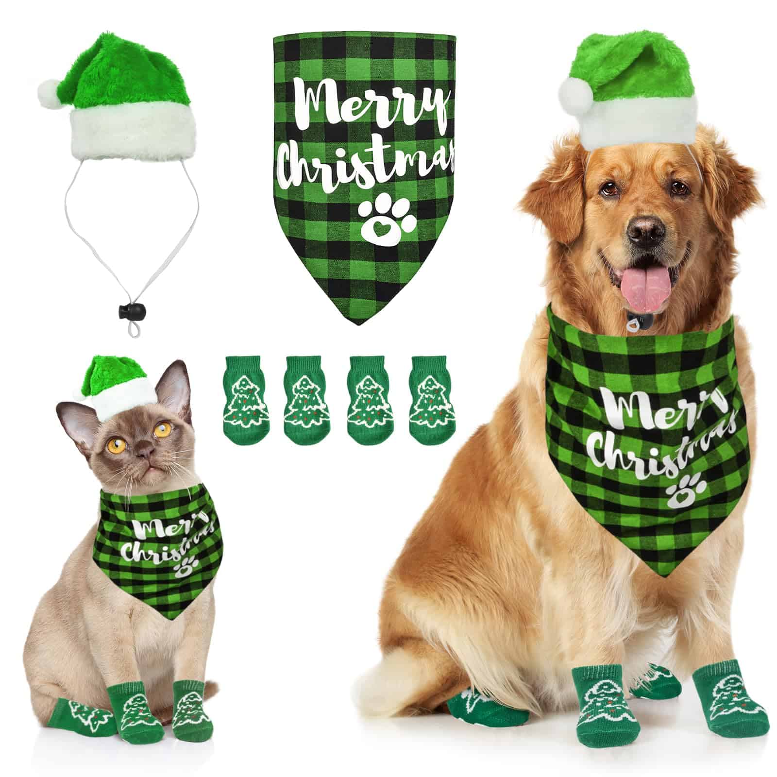 Disfraz de Navidad Perfecto Royal Pets USA, Conjunto a