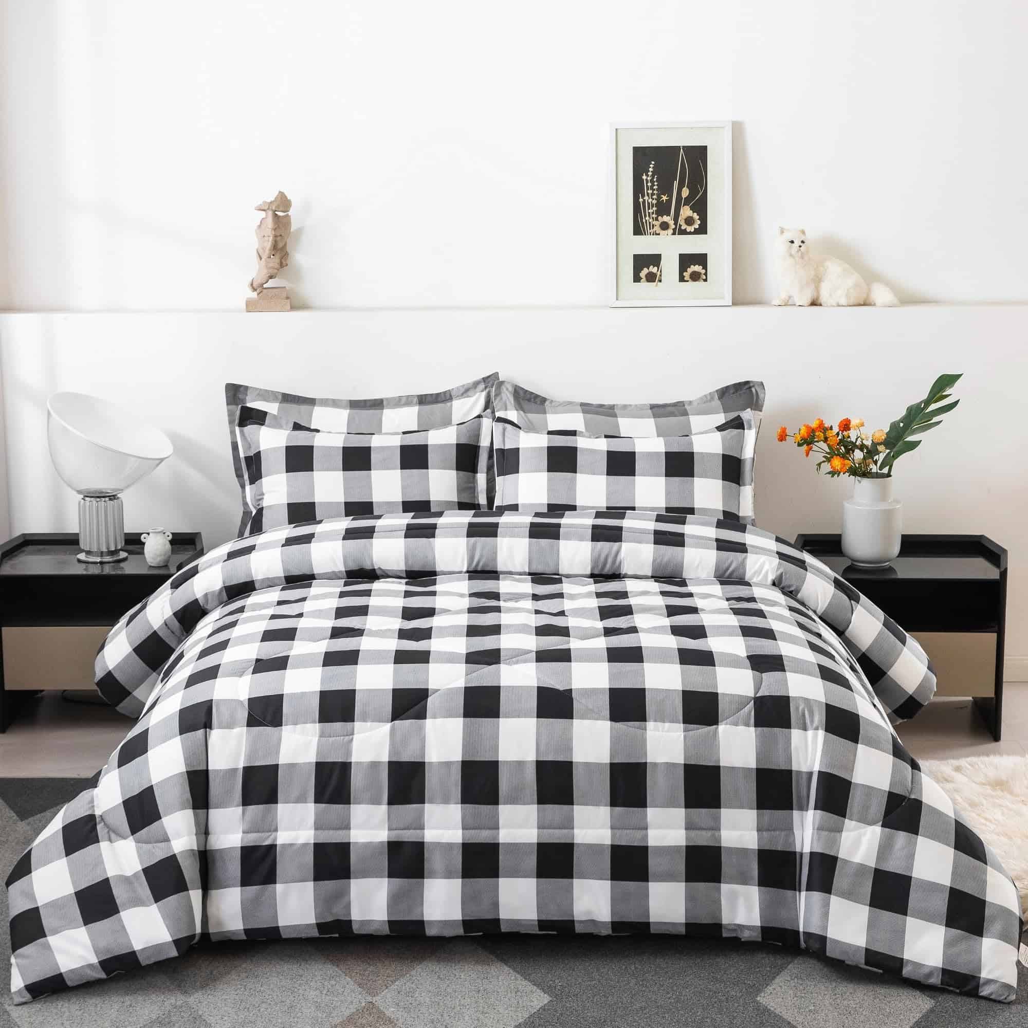 Juego de Edredón Gemelo LUCKYBULL de 2 Piezas Juego de Ropa