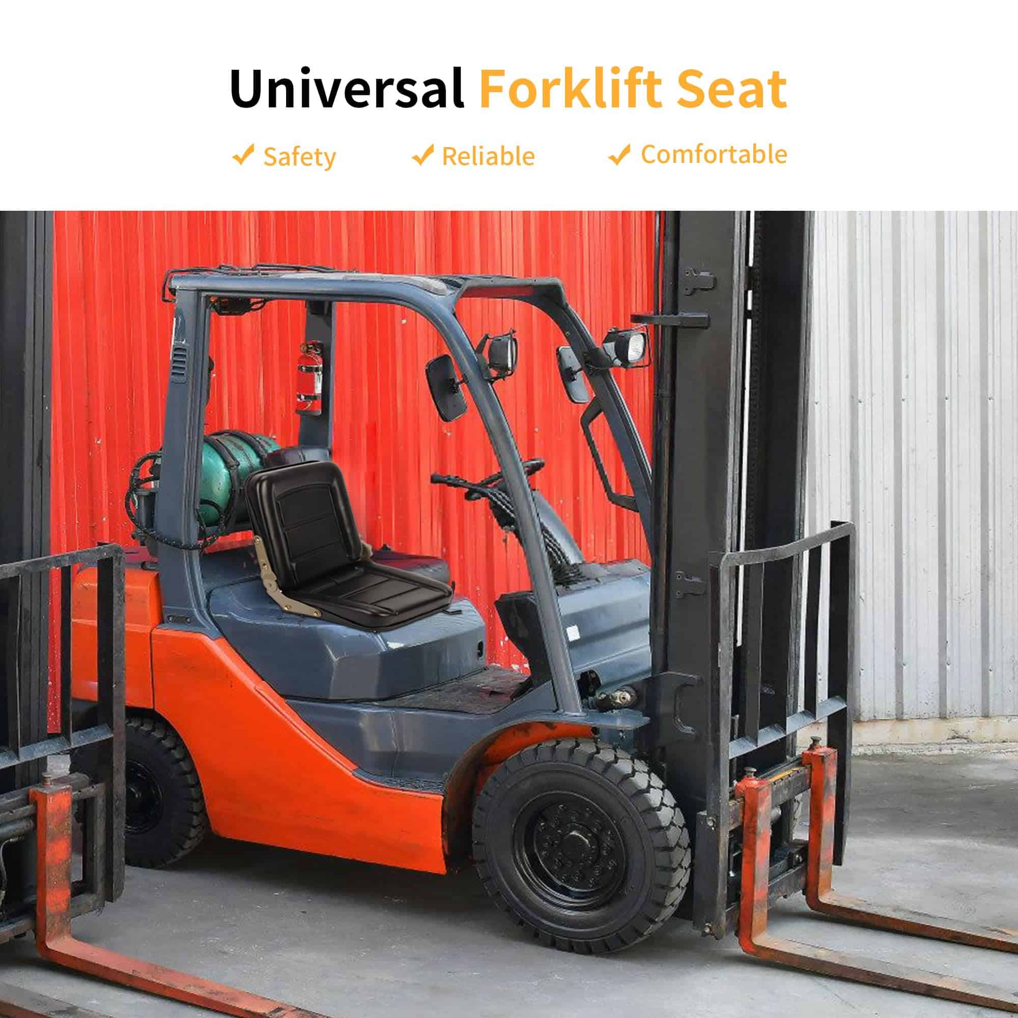 Asiento universal para montacargas, asientos de tractor con - Imagen 8