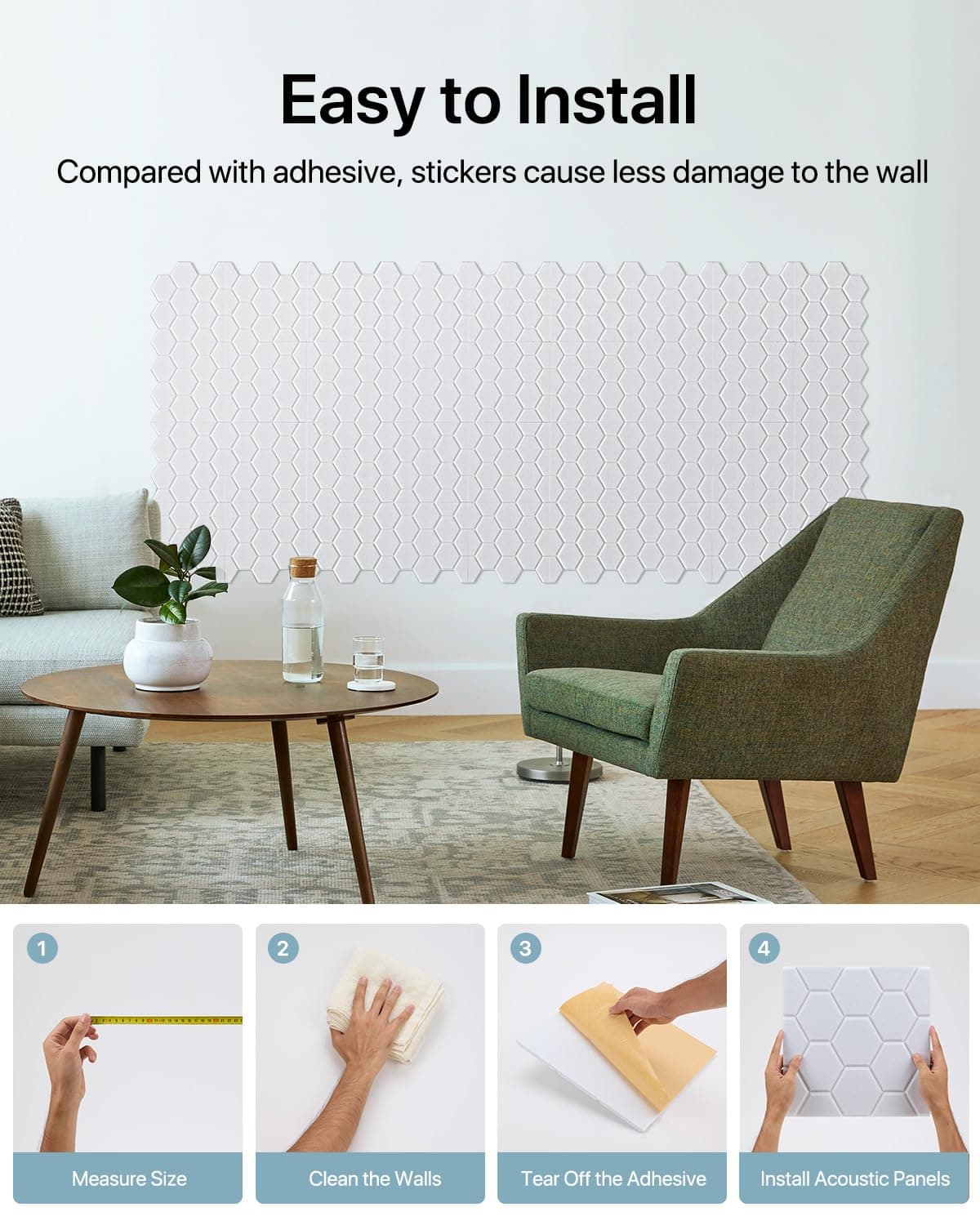 Paneles Acústicos Soundbay, Paquete de 18 Paneles de Espuma - Imagen 7