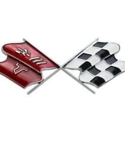 Emblema frontal de capó de nariz de Corvette C3 1968-1972