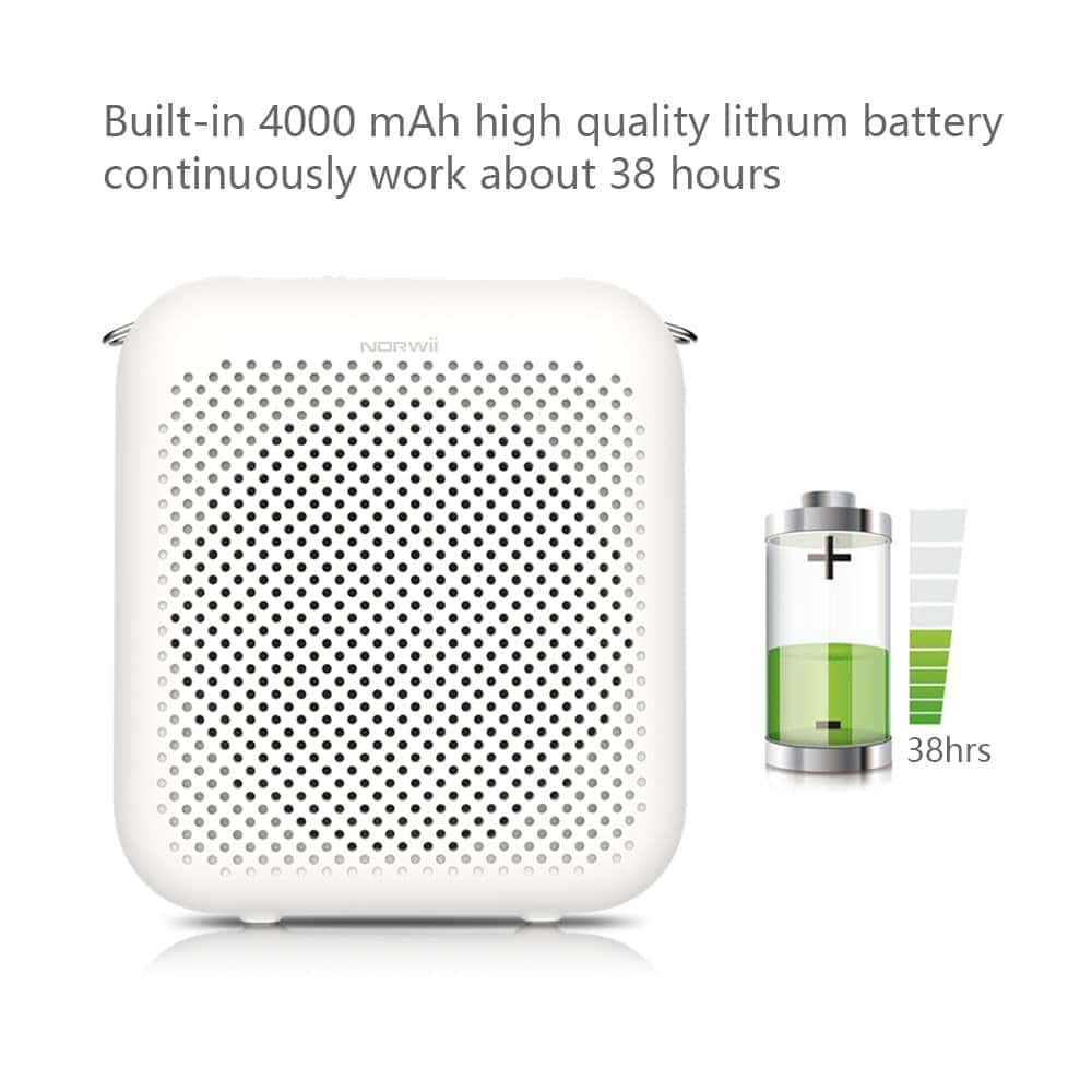 Amplificador de voz portátil NORWII Mini Recargable con - Imagen 6