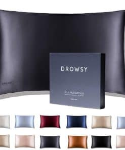 Funda de Almohada de Seda Drowsy - 100% Seda de -Moonlight S