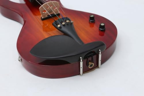 Violín Eléctrico WUQIMUSC 4/4 con Cuerpo de Madera Maciza y - Imagen 5