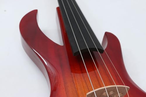Violín Eléctrico WUQIMUSC 4/4 con Cuerpo de Madera Maciza y - Imagen 7