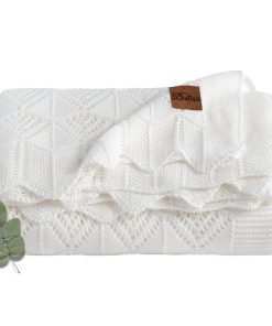 Manta de Lana Tejida de Tencel Premium Dalisa - Suave,