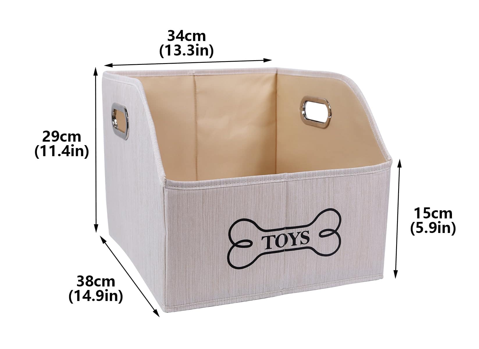 Cesto de Juguetes Plegable para Perros - Caja de Juguetes - Imagen 8