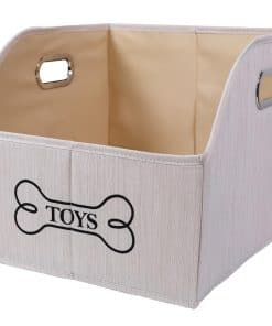 Cesto de Juguetes Plegable para Perros - Caja de Juguetes