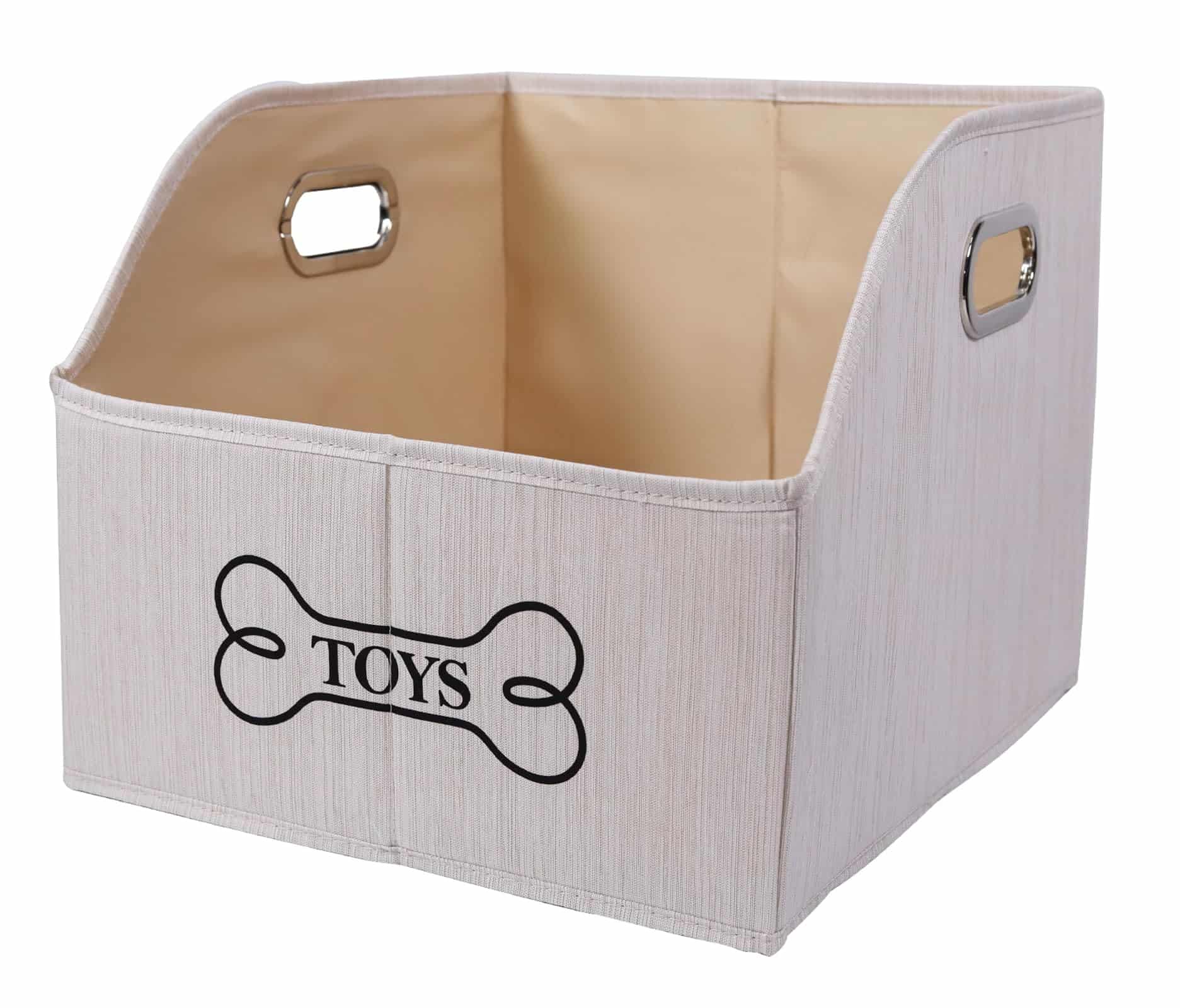 Cesto de Juguetes Plegable para Perros - Caja de Juguetes