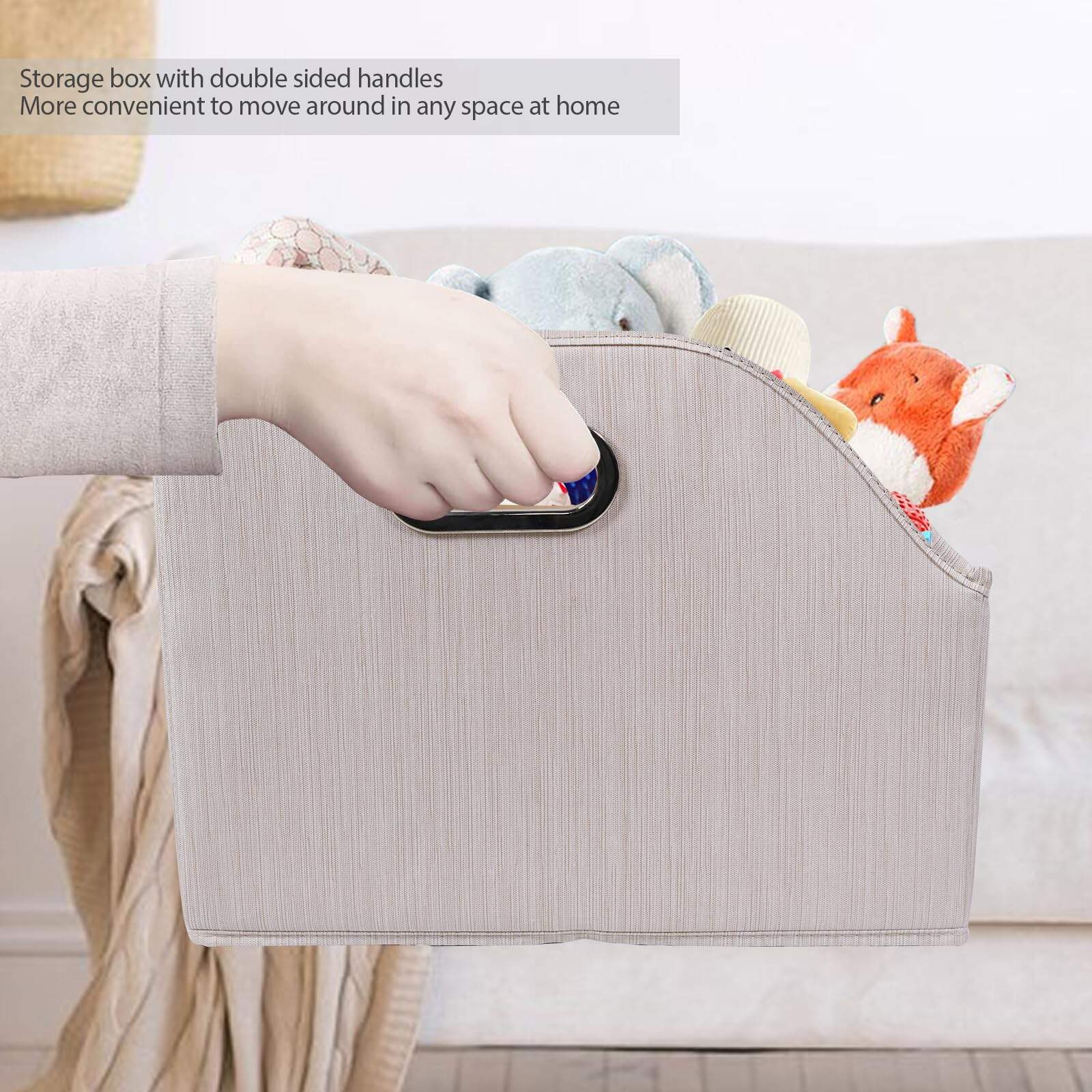 Cesto de Juguetes Plegable para Perros - Caja de Juguetes - Imagen 5