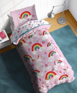 Juego de Edredón para Gemelos Sunny Side Up Rainbow