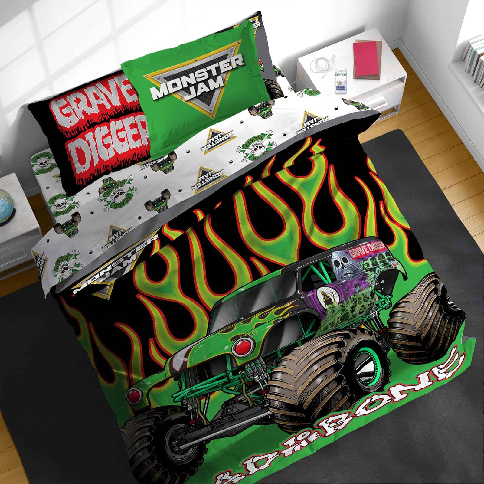Set de conforter completo Monster Jam Sunny Side Up - Juego
