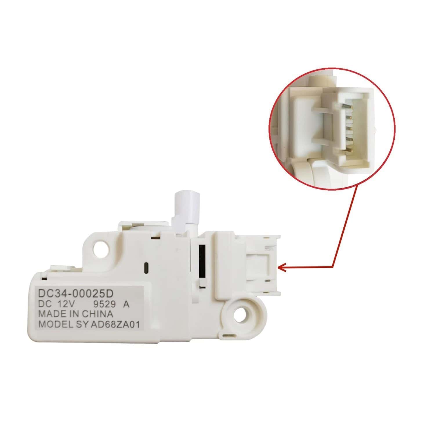 Ensamblaje de cerradura de puerta de lavadora DC34-00025D - Imagen 3