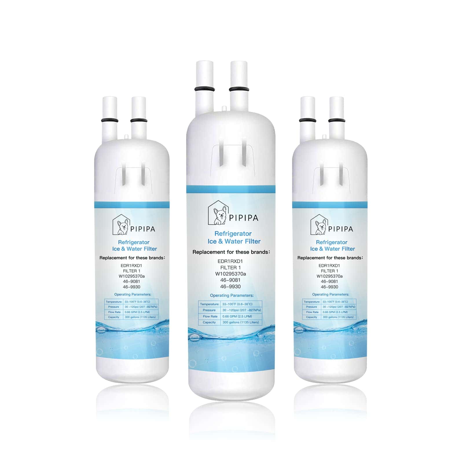 Tapa de Agua de Repuesto EDR1RXD1 W10295370A Compatible con