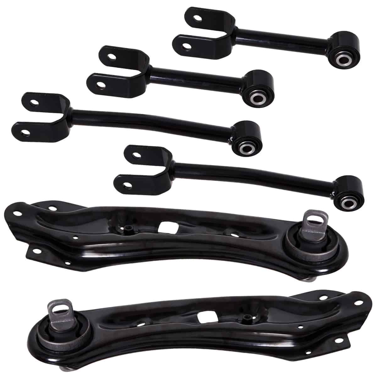 AUQDD 6Pc Suspensión Brazo de Control/Trailing Arm