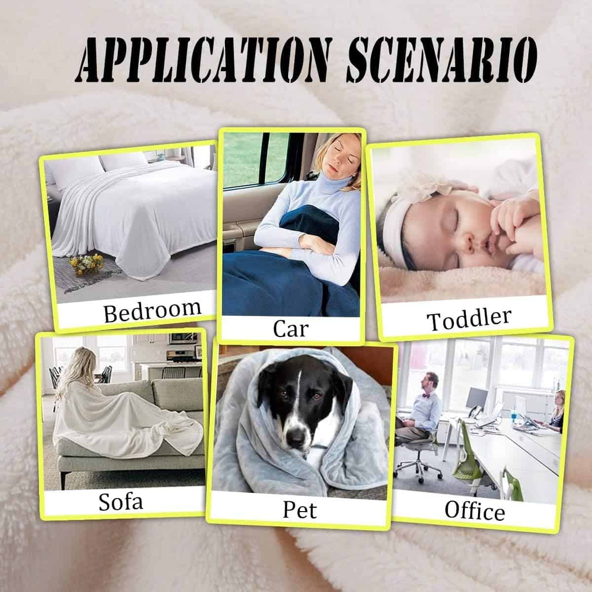 Manta de Vellón de Navidad con Muñeco de Nieve Súper Suave - Imagen 8