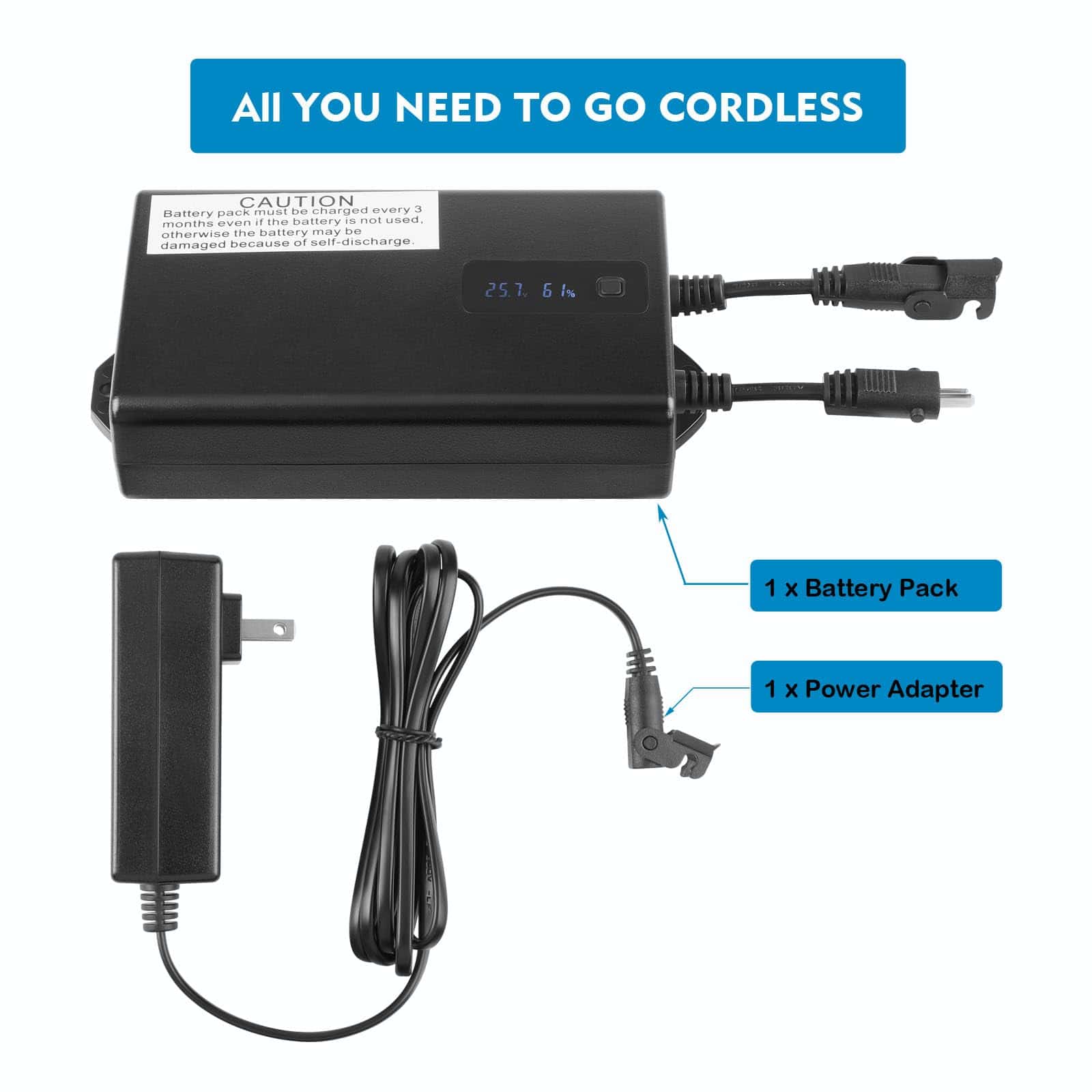 Paquete de baterías universal para muebles reclinables con - Imagen 6