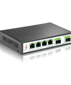 Switch Ethernet de 4 Puertos 2.5G No Gestionado con 2x10G