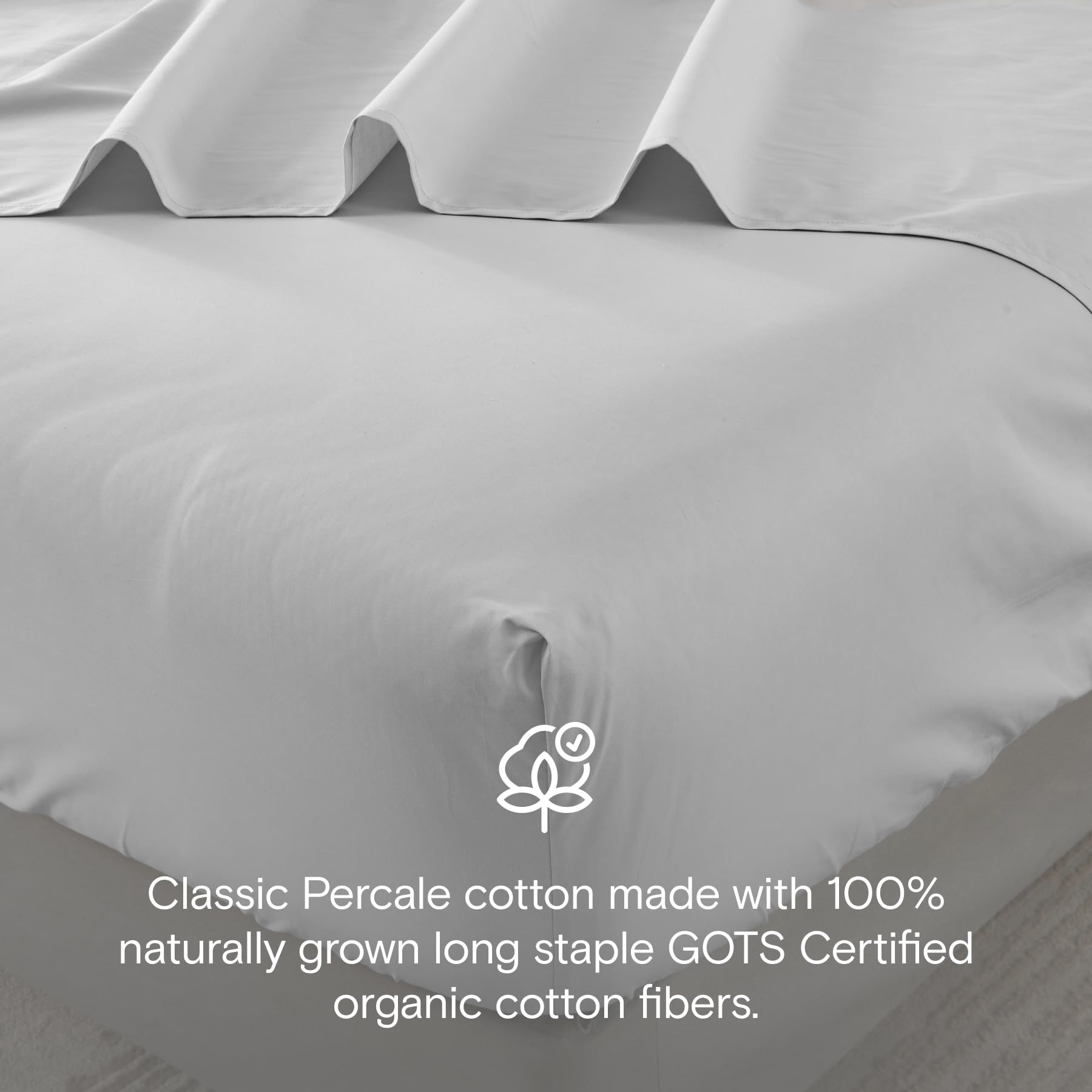DOZ Juego de sábanas 100% algodón orgánico certificado - Imagen 3